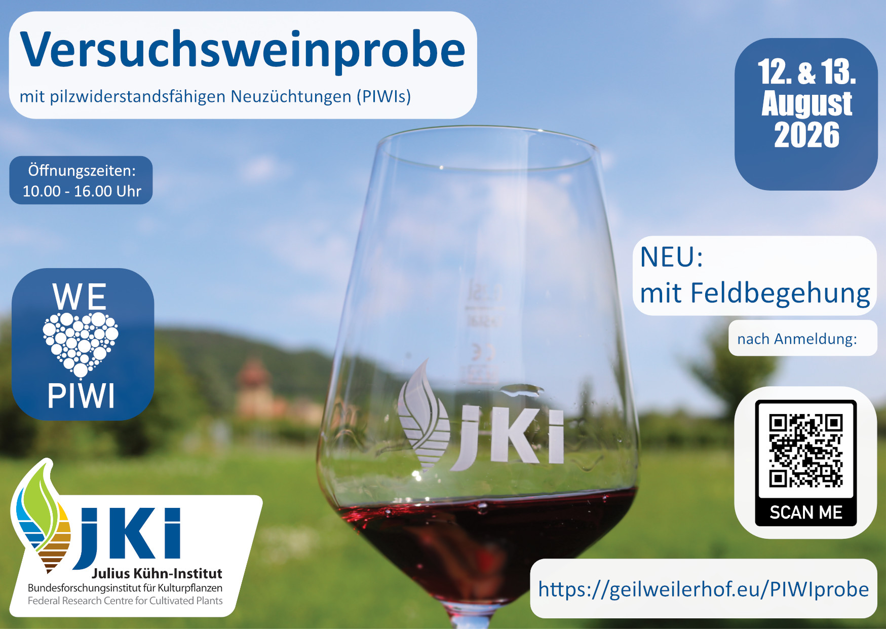 Veranstaltung am Geilweilerhof Versuchsweinprobe