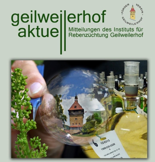 Cover der Mitgliedszeitschrift geilweilerhof aktuell